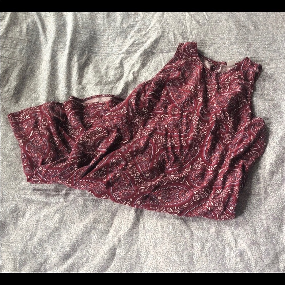 Red bandana dress